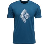 Black Diamond Engineered Diamond Short Sleeve T-shirt Blu S Uomo