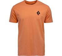 Black Diamond - T-shirt in cotone biologico - M Equipment For Alpinist SS Tee Moab Brown per Uomo - Taglia XL - Arancione