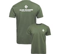 Black Diamond - T-shirt in cotone biologico - M Equipment For Alpinist SS Tee Tundra per Uomo - Taglia 159-176 cm - Verde