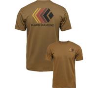 Black Diamond - T-shirt in cotone biologico - M Faded SS Tee Dark Curry per Uomo in Cotone - Taglia M - Marrone Marrone M