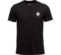 Black Diamond - T-shirt in cotone biologico - S/S Equipment For Alpinists Tee M Black per Uomo - Taglia XL - Nero