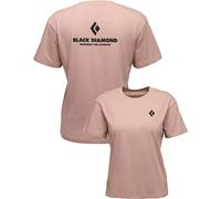 Black Diamond - T-shirt in cotone biologico - W Equipment For Alpinists SS Tee Pale Mauve per Donne - Taglia 151-168 cm - Rosa