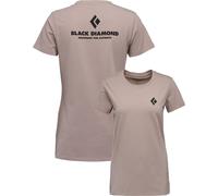 Black Diamond - T-shirt in cotone biologico - W Equipment For Alpinists SS Tee Pale Mauve per Donne - Taglia L - Viola