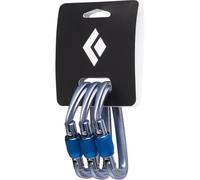 Black Diamond Hotforge Screwgate 3 Pack Gray 21 - Moschettone arrampicata - Blu [Taglia : Unique]