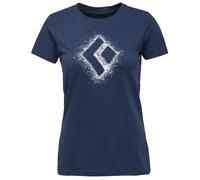 BLACK DIAMOND W Chalked Up 2.0 Ss Tee - Donna - Blu - Taglia L- modello 2024