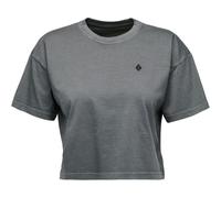 BLACK DIAMOND W Diamond Crop Ss Tee - Donna - Grigio - Taglia M- modello 2025