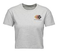 Black Diamond - Women's Faded Crop S/S Tee - T-shirt S grigio