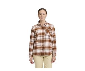 Black Diamond W Project Flannel - camicia a maniche lunghe - donna Brown/White XS