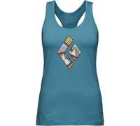BLACK DIAMOND W Rainbow Diamond Tank - Donna - Blu / Multicolore - Taglia L- modello 2023