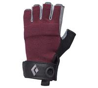 Black Diamond Women's Crag Half-finger Gloves, Guanti Da Arrampicata Donna, Bordeaux, M