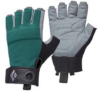 Guanti da ferrata Black Diamond W'S Crag Half-Finger Gloves Taglia dei guanti: S / Colore: grigio/verde