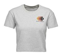 Black Diamond - Women's Faded Crop S/S Tee - T-shirt XS grigio