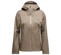 Black Diamond Fineline Stretch Shell Jacket Beige S Donna