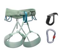 Black Diamond - Set imbrago - W Momentum Harnss Pilot Package per Donne - Taglia XL - Verde