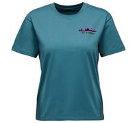 Black Diamond - Women's Mountainscape S/S Tee - T-shirt M turchese
