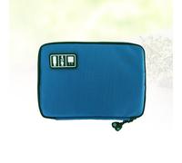 Black Digital Pouch Reusable Electronics Organizer Easy Carry Storage Bag
