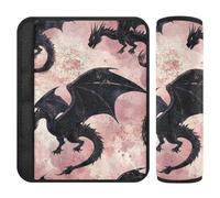 Black Dragon Rose Gold 2 pz seggiolino auto Strap & Belt Covers Più Comfort di guida per Van Protector para cinturón de carro