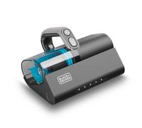 BLACK+DECKER - Aspirapolvere Portatile Dust Mites 400W | Aspirazione 12Kpa | Luce UV Antibatterica | Spazzola Motorizzata | Doppia Filtrazione Ciclone + HEPA | Vibrazione 12.000rpm | Schermo LED