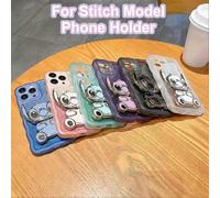 (Black) Effective Cartoon Classic Grade Stand Use Lightweight For Daily Mirror Holder Doll With Phone Fashionable Top A and
