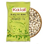Black Eye Beans 5kg - Fagioli dall'occhio secchi di alta qualità per insalate, stufati e contorni | Ricchi di proteine, fibre e nutrienti; ideali per un'alimentazione sana met Kajal Sticker