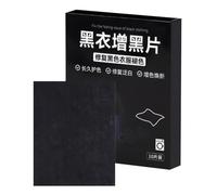 Black Fabric Dye Tablet | 10 pezzi di vernice a lunga durata | Washing Machine Fabric Paint Tablet | for Synthetic Polyester Denim Linen Home Laundry Dyeing