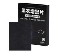 Black Fabric Dye Tablet 10 Pezzi Oscurante Lunga Durata | Compresse per il restauro del colore della camicia nera per la tintura domestica del lino del denim del poliestere sintetico