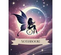 Black Fairy Lined Notebook: Midnight Black Fairy Magic Notebook: Enchanted Lined Journal for Creative Writing, Drawing & Dreaming, Fantasy Themed Pages, Best for Girls 6-10