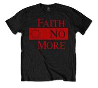 Black Faith No More Red Logo autorizzato Uomo maglietta