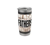 Black Fathers Matter Fathers Day Juneteenth Gift Bicchiere termico in acciaio inox doppia parete
