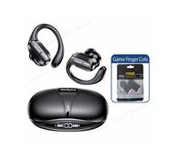 (Black Finger Beds) XT80 Cuffie Bluetooth True Wireless, auricolari sportivi TWS, auricolari impermeabili, display