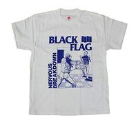 Black Flag T-Shirt Nervous Breakdown Punk Band Tee New Authentic S-2Xl White M