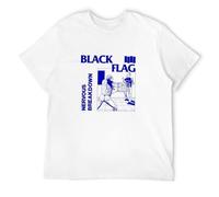 Black Flag T-Shirt Nervous Breakdown Punk Band Tee New T-Shirt White S