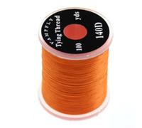 Black Fly Tying Filo interdentale 100 m bobina per trota salmone (arancione)