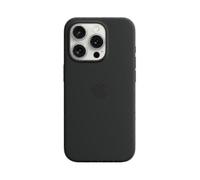 (Black) For Apple Iphone 15 Pro Silicone Case With Magsafe