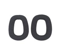 (Black) For Logitech Zone Vibe 100 Cotton Linen Headphone Earpads Replacement Earmuffs