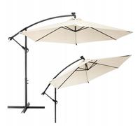 BLACK FOREST PARASOL OGRODOWY NA WYSIĘGNIKU 3M DUŻY BEŻOWY L-0713