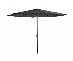 BLACK FOREST PARASOL OGRODOWY SKŁADANY 3M DUŻY GRAFITOWY L-0720-3M