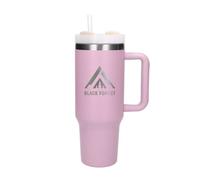 Black Forest | Tazza termica con cannuccia | thermos con manico, 1200 ml, rosa cipria