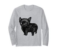 Black Frenchie Maglia a Manica