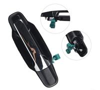 Black Front Door Handle for per kia 2003-2006 Right Side Black(Front left) | Fits front left door, manual operation, black ABS plastic, replaces 82650-3E021, simple design