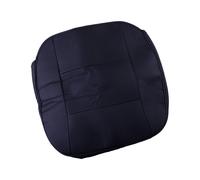 Black Front Driver Seat Buttom Cover Cushion Protector Mat Pad PU Leather New