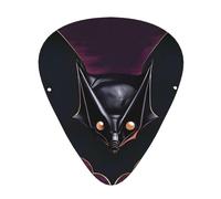 Black Ghost Bat Guitar Plettro Set di 12, tra cui 3 spessori di plettri per chitarre acustiche, ukulele e altro ancora.