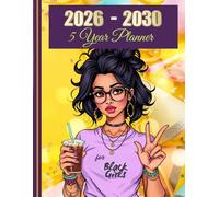 Black Girl 5-Year Planner (2026-2030): Monthly Organizer for African American Women | Large 8.5x11 with Federal Holidays | Perfect Gift for Black Queens - Stay Organized & Inspired