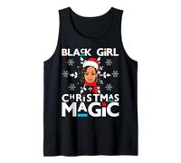 Black Girl Christmas Magic Melanie Donne Pelle Marrone Ragazze Canotta