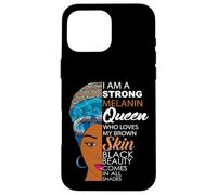 Black Girl Magic I Am Black Mese della storia Afro Melanin Queen Custodia per iPhone 16 Pro Max