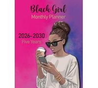 Black Girl Monthly Planner 2026-2030 Five Years