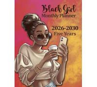Black Girl Monthly Planner 2026-2030 Five Years