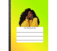 Black Girl Notebook-Taking Notes Are Encouraging: Yellow Cover 110 pages, Great for Back to School, Journaling, Creative Writing, or Brain Dumps: Black and Gold 8.5x11, 110 Pages