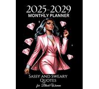 Black Girl Planner 2025-2029: With Sassy and Sweary Quotes | Pocket Size Schedule Organizer From January 2025 to December 2029 (60 Months) with Holidays