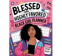 Black Girl Planner 2026-2027: Large Monthly Schedule Organizer for women | from January 2026 to December 2027 for Featuring Budget, Habit Tracker